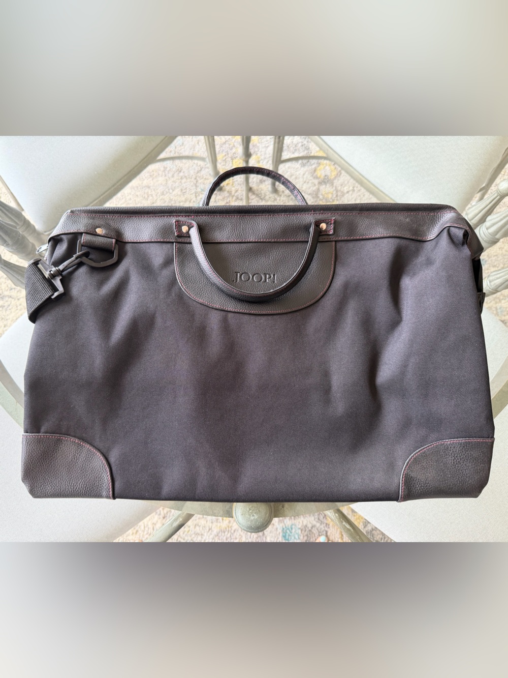Brand New JOOP! Lined Zippered Top Weekender Bag